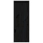 vidaXL Wandschränke 2 Stk. Schwarz 30x30x80 cm Massivholz Kiefer vidaXL Wandschränke 2 Stk. Schwarz 30x30x80 cm Massivholz Kiefer