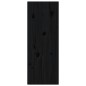 vidaXL Wandschränke 2 Stk. Schwarz 30x30x80 cm Massivholz Kiefer vidaXL Wandschränke 2 Stk. Schwarz 30x30x80 cm Massivholz Kiefer