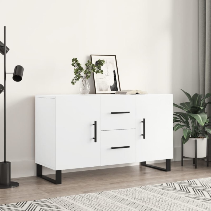 vidaXL Sideboard Weiß 100x36x60 cm Holzwerkstoff vidaXL Sideboard Weiß 100x36x60 cm Holzwerkstoff
