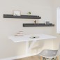 vidaXL Wandregale 2 Stk. Grau 110x12x9 cm Massivholz Kiefer vidaXL Wandregale 2 Stk. Grau 110x12x9 cm Massivholz Kiefer