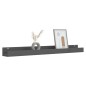 vidaXL Wandregale 2 Stk. Grau 110x12x9 cm Massivholz Kiefer vidaXL Wandregale 2 Stk. Grau 110x12x9 cm Massivholz Kiefer