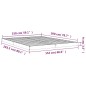 vidaXL Massivholzbett Weiß 150x200 cm King Size Kiefer vidaXL Massivholzbett Weiß 150x200 cm King Size Kiefer