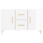 vidaXL Sideboard Hochglanz-Weiß 100x36x60 cm Holzwerkstoff vidaXL Sideboard Hochglanz-Weiß 100x36x60 cm Holzwerkstoff