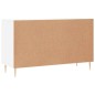 vidaXL Sideboard Hochglanz-Weiß 100x36x60 cm Holzwerkstoff vidaXL Sideboard Hochglanz-Weiß 100x36x60 cm Holzwerkstoff