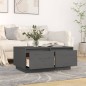 vidaXL Couchtisch Grau 80x50x35 cm Massivholz Kiefer vidaXL Couchtisch Grau 80x50x35 cm Massivholz Kiefer