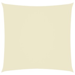 vidaXL Sonnensegel Oxford-Gewebe Quadratisch 7x7 m Creme