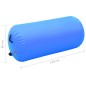 vidaXL Aufblasbare Gymnastik-Rolle mit Pumpe 120x90 cm PVC Blau vidaXL Aufblasbare Gymnastik-Rolle mit Pumpe 120x90 cm PVC Blau
