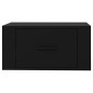 vidaXL Wand-Nachttische 2 Stk. Schwarz 50x36x25 cm vidaXL Wand-Nachttische 2 Stk. Schwarz 50x36x25 cm