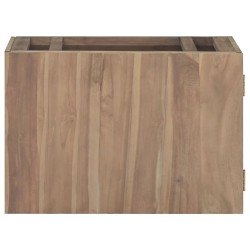 vidaXL Wand-Badschrank 60x39x40 cm Massivholz Teak