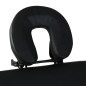 vidaXL Massageliege Klappbar 4-Zonen mit Aluminiumgestell Schwarz vidaXL Massageliege Klappbar 4-Zonen mit Aluminiumgestell Schwarz