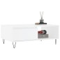 vidaXL Couchtisch Weiß 90x60x35 cm Holzwerkstoff