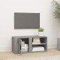 vidaXL TV-Schrank Grau Sonoma 80x31,5x36 cm Holzwerkstoff vidaXL TV-Schrank Grau Sonoma 80x31,5x36 cm Holzwerkstoff