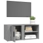 vidaXL TV-Schrank Grau Sonoma 80x31,5x36 cm Holzwerkstoff vidaXL TV-Schrank Grau Sonoma 80x31,5x36 cm Holzwerkstoff