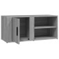 vidaXL TV-Schrank Grau Sonoma 80x31,5x36 cm Holzwerkstoff vidaXL TV-Schrank Grau Sonoma 80x31,5x36 cm Holzwerkstoff