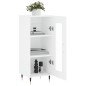 vidaXL Sideboard Weiß 34,5x34x90 cm Holzwerkstoff vidaXL Sideboard Weiß 34,5x34x90 cm Holzwerkstoff