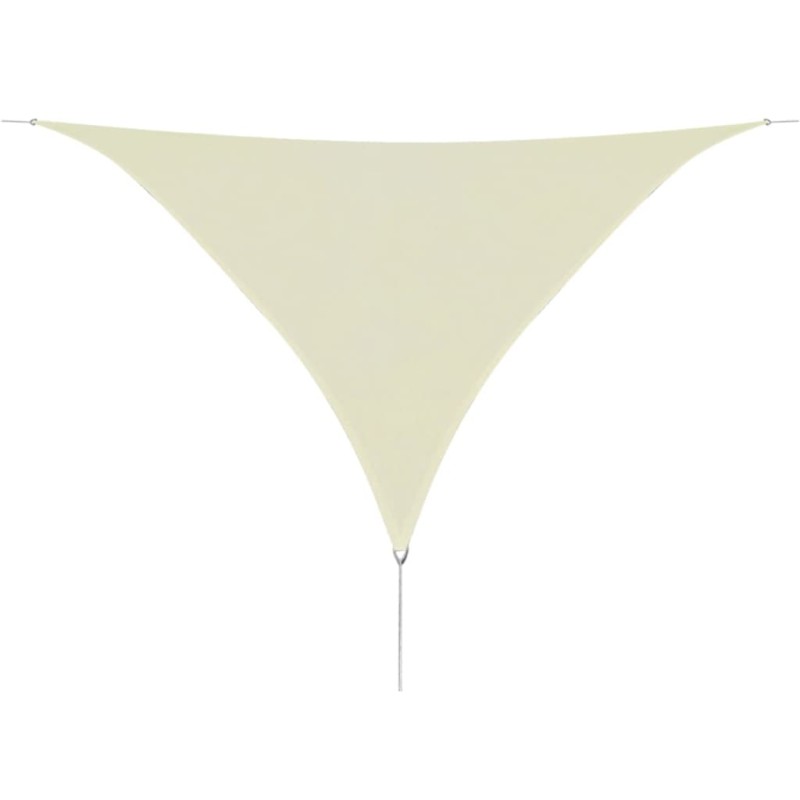 vidaXL Sonnensegel HDPE Dreieckig 3,6x3,6x3,6 m Creme vidaXL Sonnensegel HDPE Dreieckig 3,6x3,6x3,6 m Creme