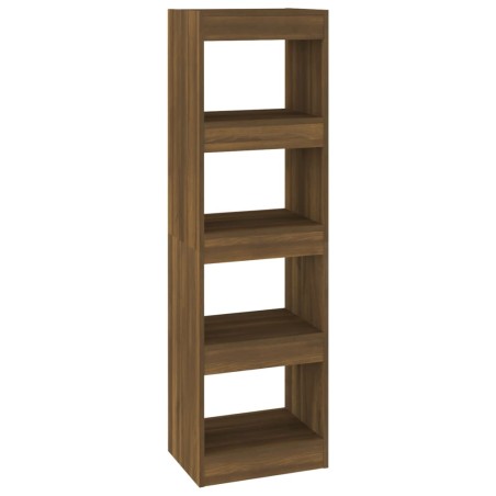 vidaXL Bücherregal/Raumteiler Braun Eichen-Optik 40x30x135 cm