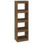 vidaXL Bücherregal/Raumteiler Braun Eichen-Optik 40x30x135 cm vidaXL Bücherregal/Raumteiler Braun Eichen-Optik 40x30x135 cm