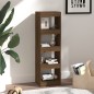 vidaXL Bücherregal/Raumteiler Braun Eichen-Optik 40x30x135 cm vidaXL Bücherregal/Raumteiler Braun Eichen-Optik 40x30x135 cm