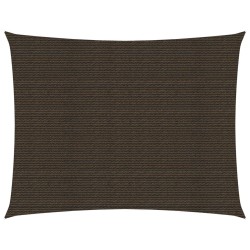 vidaXL Sonnensegel 160 g/m² Braun 3,5x4,5 m HDPE    