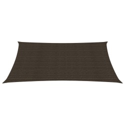 vidaXL Sonnensegel 160 g/m² Braun 3,5x4,5 m HDPE    