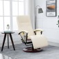 vidaXL Massagesessel Cremeweiß Kunstleder vidaXL Massagesessel Cremeweiß Kunstleder