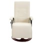 vidaXL Massagesessel Cremeweiß Kunstleder vidaXL Massagesessel Cremeweiß Kunstleder