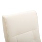 vidaXL Massagesessel Cremeweiß Kunstleder vidaXL Massagesessel Cremeweiß Kunstleder
