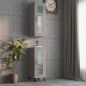 vidaXL Hängeschrank Grau Sonoma 34,5x34x90 cm vidaXL Hängeschrank Grau Sonoma 34,5x34x90 cm