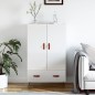 vidaXL Highboard Hochglanz-Weiß 69,5x31x115 cm Holzwerkstoff vidaXL Highboard Hochglanz-Weiß 69,5x31x115 cm Holzwerkstoff