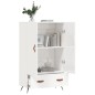 vidaXL Highboard Hochglanz-Weiß 69,5x31x115 cm Holzwerkstoff vidaXL Highboard Hochglanz-Weiß 69,5x31x115 cm Holzwerkstoff