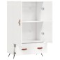 vidaXL Highboard Hochglanz-Weiß 69,5x31x115 cm Holzwerkstoff vidaXL Highboard Hochglanz-Weiß 69,5x31x115 cm Holzwerkstoff