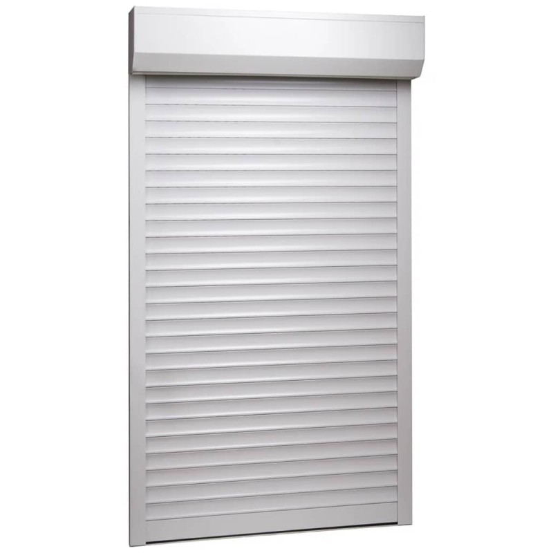 vidaXL Rollladen Aluminium 110x220 cm Weiß