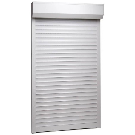 vidaXL Rollladen Aluminium 110x220 cm Weiß