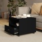 vidaXL Couchtisch Schwarz 55x55x40 cm Holzwerkstoff vidaXL Couchtisch Schwarz 55x55x40 cm Holzwerkstoff