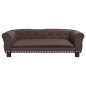 Hundebett Braun 95x55x30 cm Kunstleder Hundebett Braun 95x55x30 cm Kunstleder