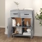 vidaXL Sideboard Grau Sonoma 69,5x34x90 cm Holzwerkstoff vidaXL Sideboard Grau Sonoma 69,5x34x90 cm Holzwerkstoff