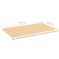 vidaXL Markisenbespannung Gelb und Weiß 6x3,5 m vidaXL Markisenbespannung Gelb und Weiß 6x3,5 m