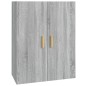 vidaXL Hängeschrank Grau Sonoma 69,5x34x90 cm vidaXL Hängeschrank Grau Sonoma 69,5x34x90 cm