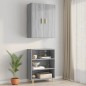 vidaXL Hängeschrank Grau Sonoma 69,5x34x90 cm vidaXL Hängeschrank Grau Sonoma 69,5x34x90 cm