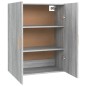 vidaXL Hängeschrank Grau Sonoma 69,5x34x90 cm vidaXL Hängeschrank Grau Sonoma 69,5x34x90 cm