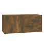 vidaXL TV-Schrank Räuchereiche 80x34x36 cm Holzwerkstoff vidaXL TV-Schrank Räuchereiche 80x34x36 cm Holzwerkstoff