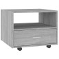 vidaXL Couchtisch Grau Sonoma 55x55x40 cm Holzwerkstoff vidaXL Couchtisch Grau Sonoma 55x55x40 cm Holzwerkstoff