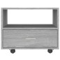 vidaXL Couchtisch Grau Sonoma 55x55x40 cm Holzwerkstoff vidaXL Couchtisch Grau Sonoma 55x55x40 cm Holzwerkstoff