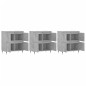 Sideboards 3 Stk. Betongrau Holzwerkstoff Sideboards 3 Stk. Betongrau Holzwerkstoff