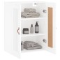 vidaXL Wandschrank Hochglanz-Weiß 69,5x34x90 cm Holzwerkstoff vidaXL Wandschrank Hochglanz-Weiß 69,5x34x90 cm Holzwerkstoff