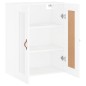 vidaXL Wandschrank Hochglanz-Weiß 69,5x34x90 cm Holzwerkstoff vidaXL Wandschrank Hochglanz-Weiß 69,5x34x90 cm Holzwerkstoff