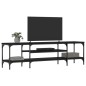 vidaXL TV-Schrank Schwarz 161x35x45 cm Holzwerkstoff & Eisen vidaXL TV-Schrank Schwarz 161x35x45 cm Holzwerkstoff & Eisen