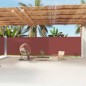 vidaXL Seitenmarkise Ausziehbar Braun 200x1200 cm vidaXL Seitenmarkise Ausziehbar Braun 200x1200 cm