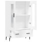 vidaXL Highboard Weiß 69,5x31x115 cm Holzwerkstoff vidaXL Highboard Weiß 69,5x31x115 cm Holzwerkstoff